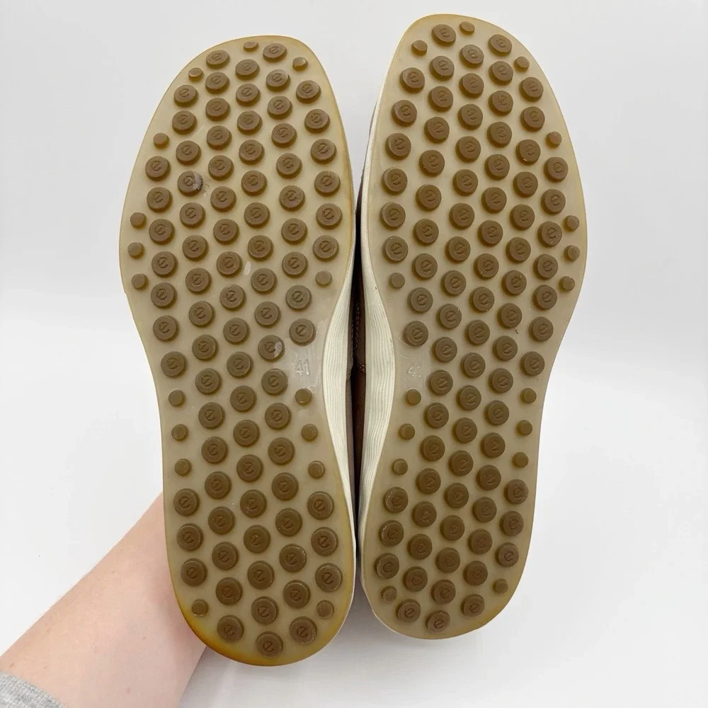 Ecco Men's Shoes Size 41 US 7 - 7.5 Taupe S Lite Moc Loafer Slip On Nubuck